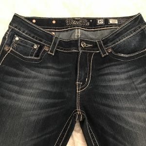 Miss Me Size 30 boot cut bling jeans